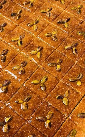 Pistachio Basboosa