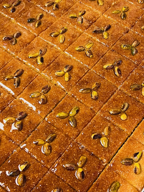 Pistachio Basboosa